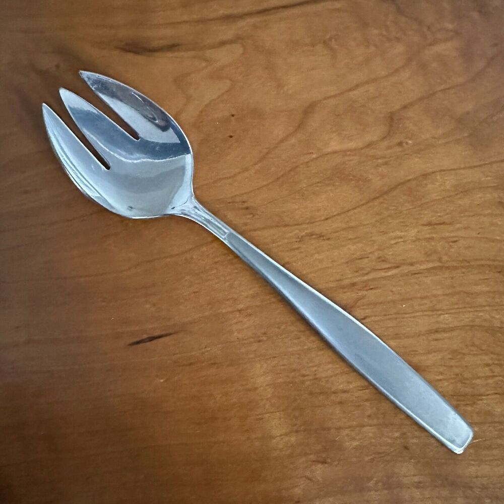 Modern Living - Rogers Cutlery Co Satin Stainless Meat Serving Fork